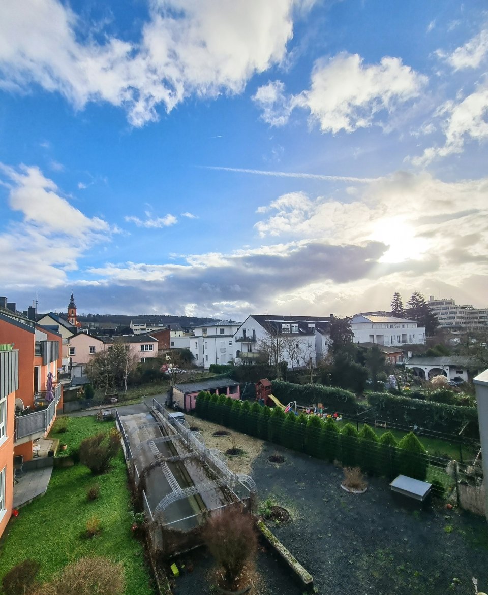 Aussicht vom Südbalkon