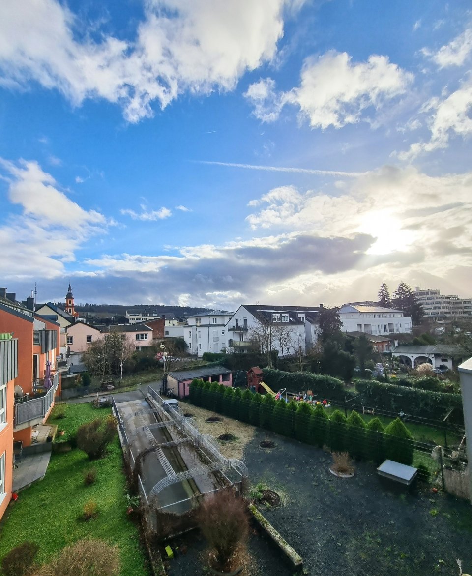 Aussicht vom Südbalkon