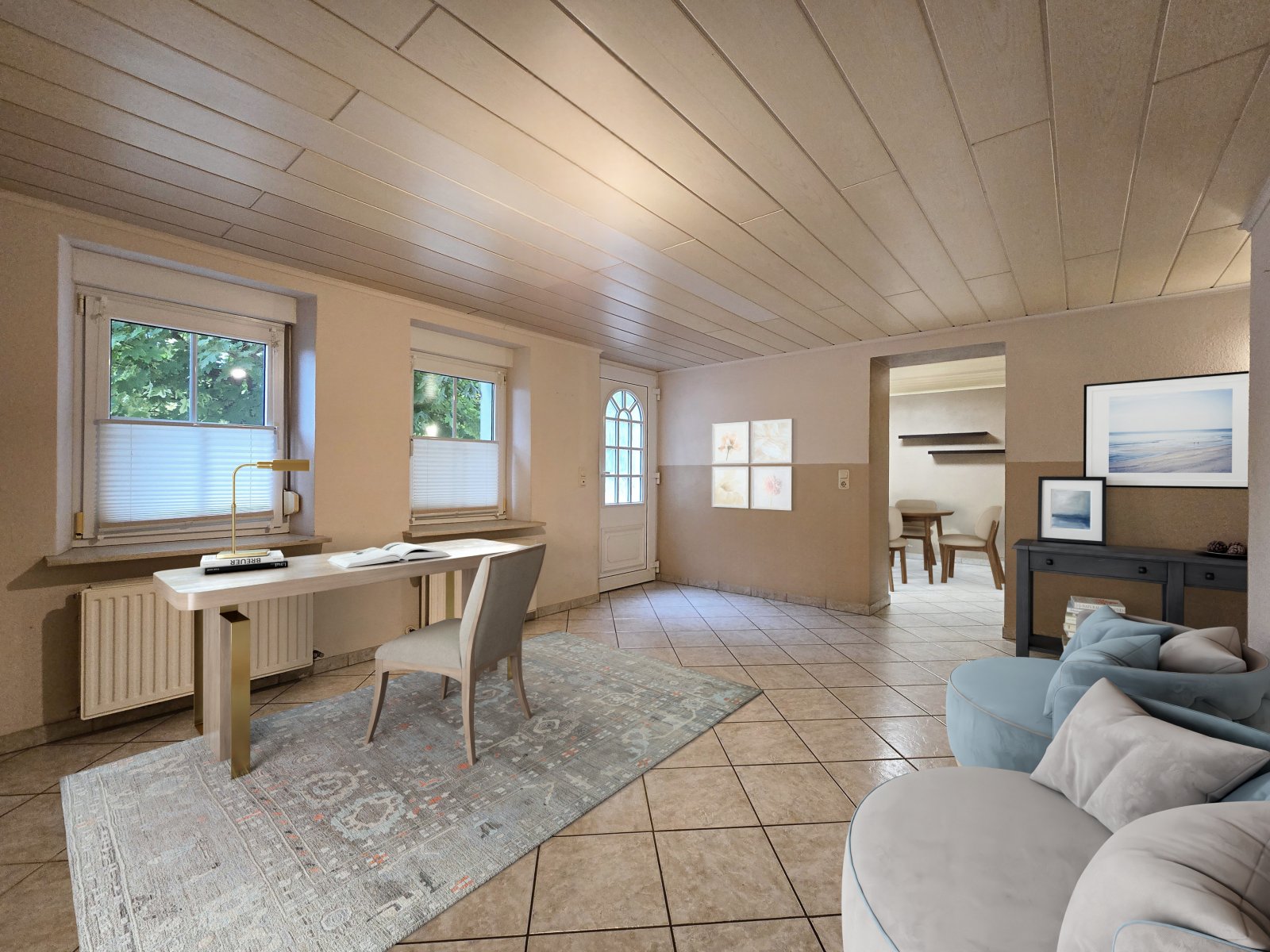 Eingangsbereich gestaged