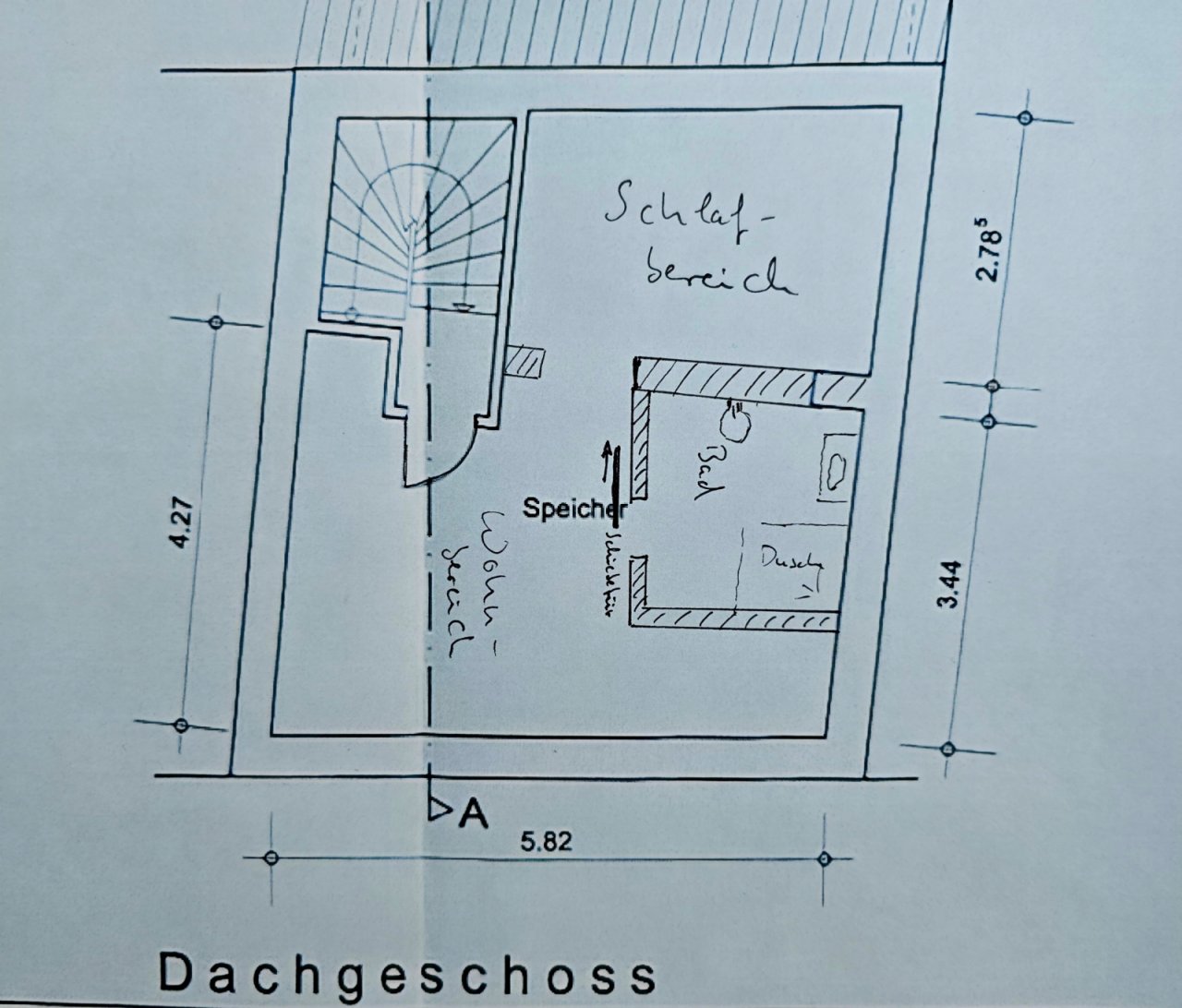 Dachstudio Grundriss