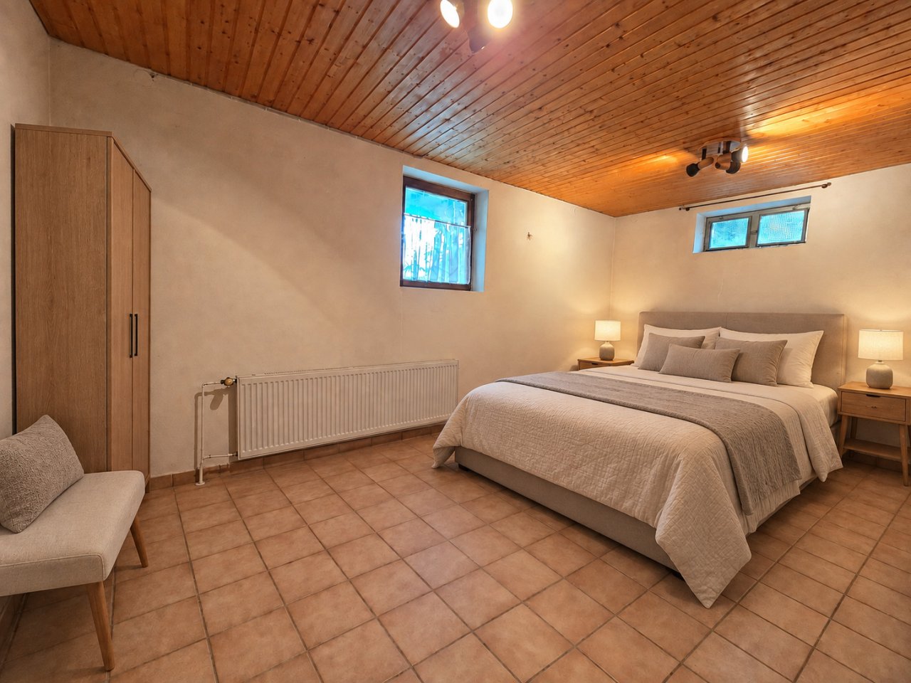 15 UG- Zimmer Visualisierung mit beipielhafter Möblierung